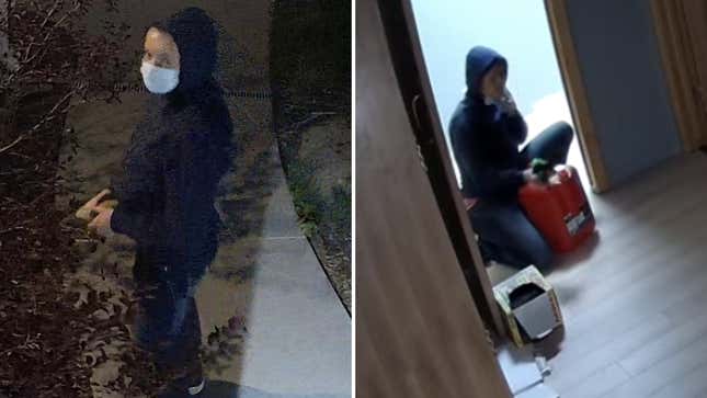 Surveillance footage of abortion arson suspect now identified as Lorna Green