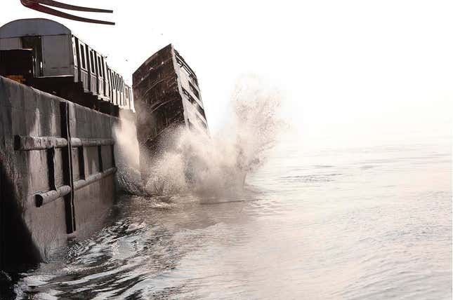 Off the coast of Delaware