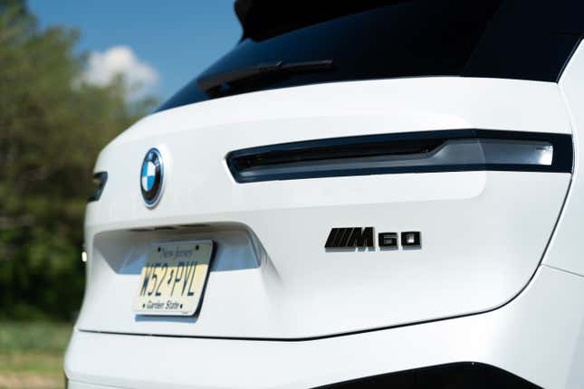 Image for article titled The BMW iX M60 Is So Good It'll Make You Love the Grille