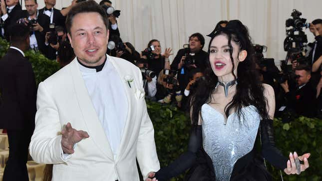 Image for article titled Grimes Says Dating Elon Musk Was ‘Like, the Best Internship Ever’