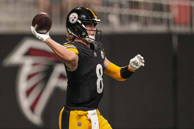 Kenny Pickett thrives as Steelers shut out Falcons