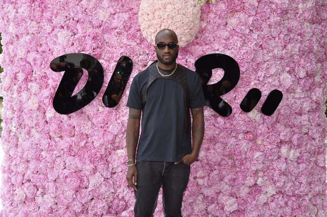  Virgil Abloh attends the Dior Homme Menswear Spring/Summer 2019 show as part of Paris Fashion Week on June 23, 2018 in Paris, France.