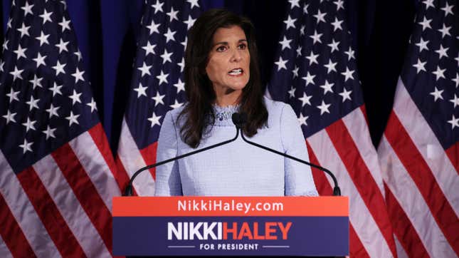 Image for article titled Nikki Haley Blames Rising Teen Suicidal Ideations on Trans Girls in Locker Rooms