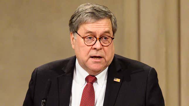 Image for article titled William Barr Declares Mueller Investigation Fully Exonerates Members Of Reagan Administration From Iran-Contra Involvement