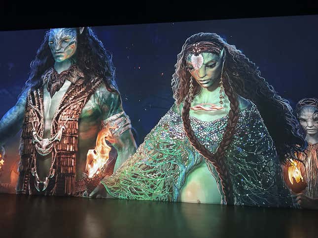 Image for article titled Avatar 2's Art and Costumes Stun in Immersive Experience for Earth Day