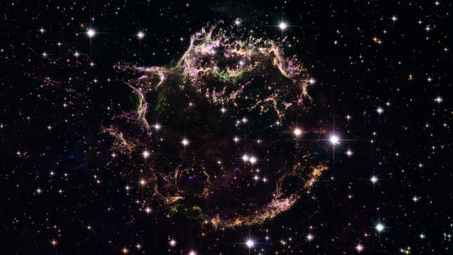 The supernova remnant Cassiopeia A.