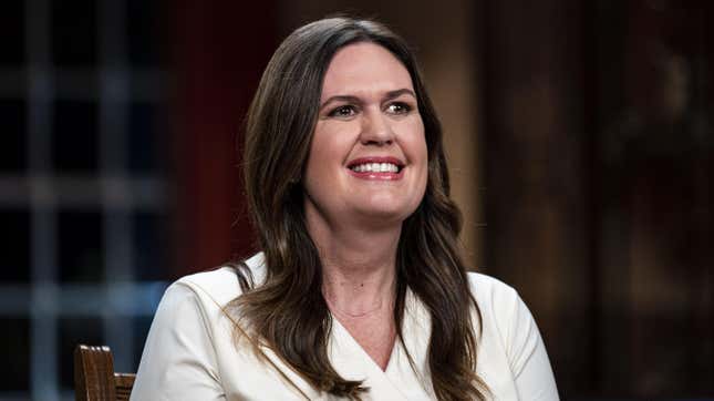 Image for article titled Sarah Huckabee Sanders Gives Her Blessing to a Memorial for Arkansas' Abortions