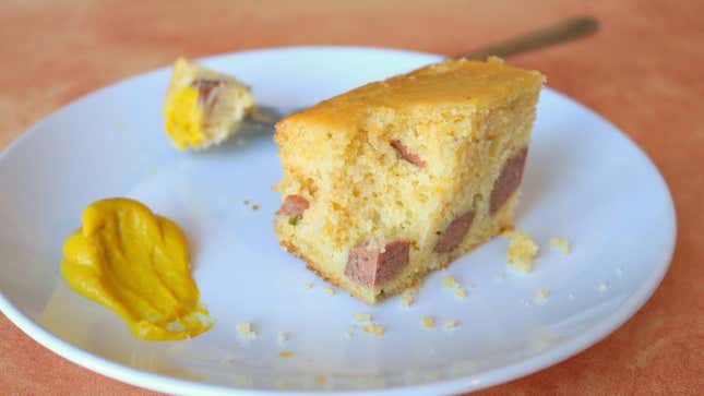 Image for article titled This Corn Dog Casserole Will Be Your New Favorite Super Bowl Dish