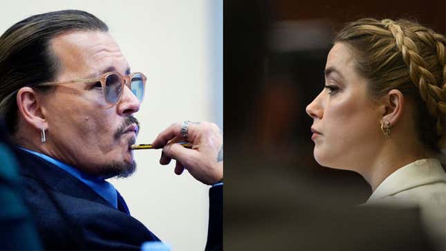 Heard and Depp in court.