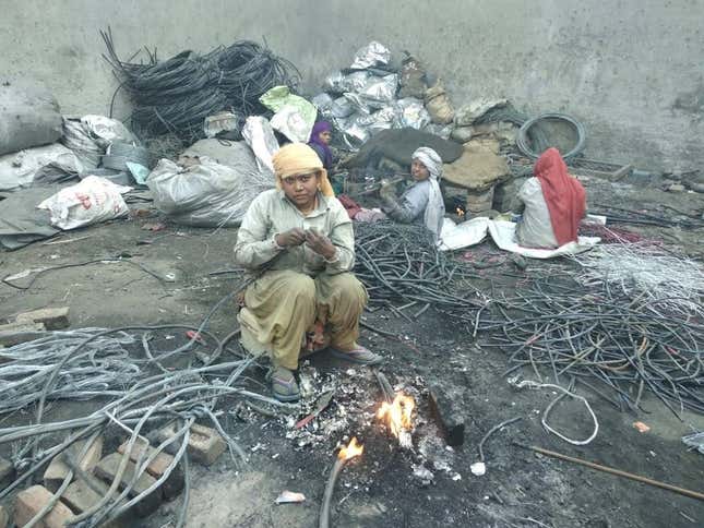 Image for article titled India’s two-million-tonne e-waste problem has deadly consequences
