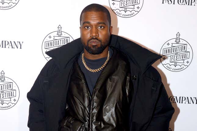  Kanye West attends the Fast Company Innovation Festival - Day 3 Arrivals on November 07, 2019 in New York City.