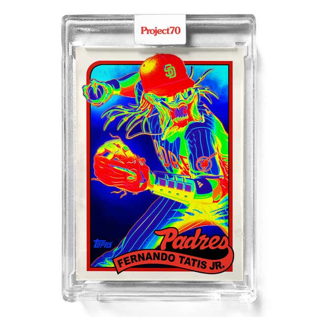 Image for article titled These Monster Mash-Up Baseball Cards Are Freaking Incredible