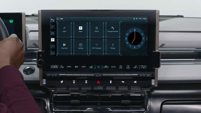 Image for article titled The New Hummer&#39;s Android Interface Looks Right Out Of Call Of Duty