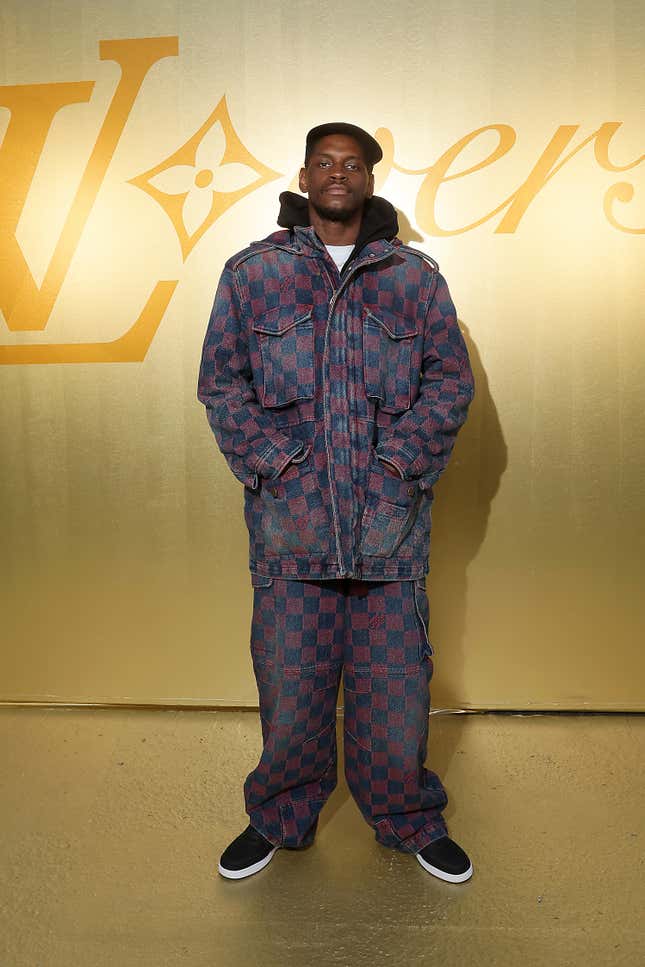 Image for article titled Black Hollywood Popped Out For Pharrell&#39;s Debut LV Fashion Show