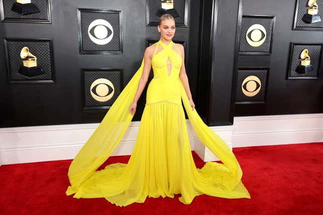 Image for article titled 2023 Grammys Red Carpet: Music&#39;s Biggest Stars Go for Bold