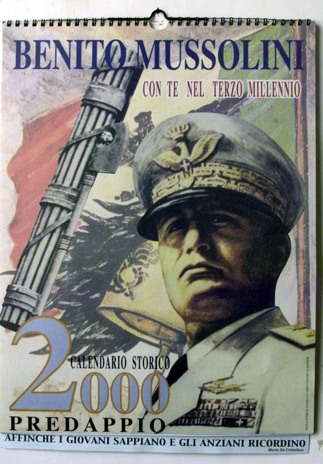 Power move: Mussolini and fascio