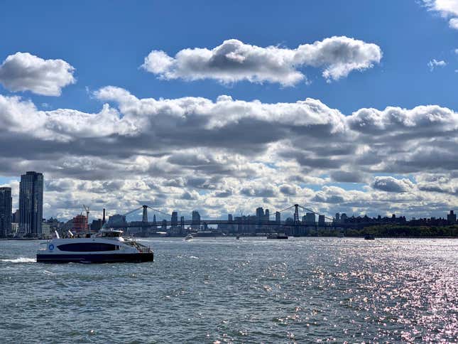 New York’s East River.