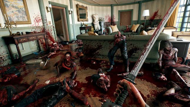 Zombies lie on the floor in Dead Island 2.