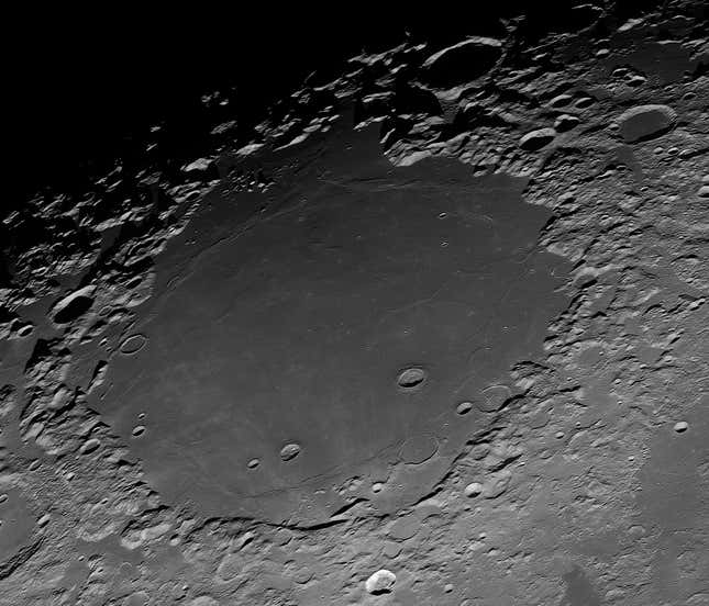 The lunar sea Mare Crisium.