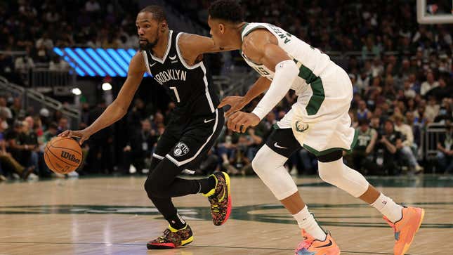 Kevin Durant and company got trounced by Giannis’ Bucks in Tuesday night’s NBA season opener.