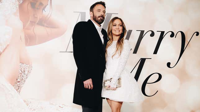 Ben Affleck and Jennifer Lopez attend the Los Angeles special screening of Marry Me on February 08, 2022, in Los Angeles