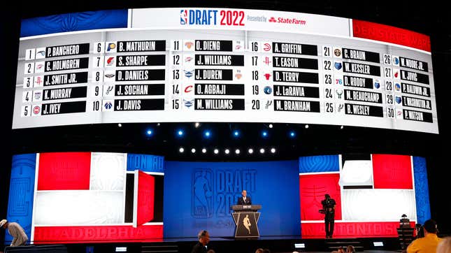Image for article titled The 2022 NBA Draft’s top five picks felt like a sidekick draft