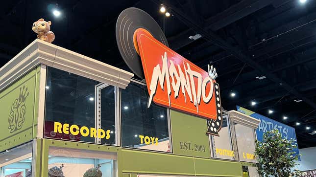 Mondo’s booth at SDCC last year.