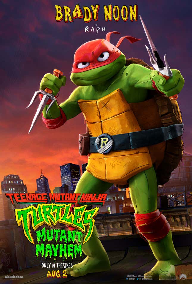 Image for article titled Meet the Full Cast of Teenage Mutant Ninja Turtles: Mutant Mayhem