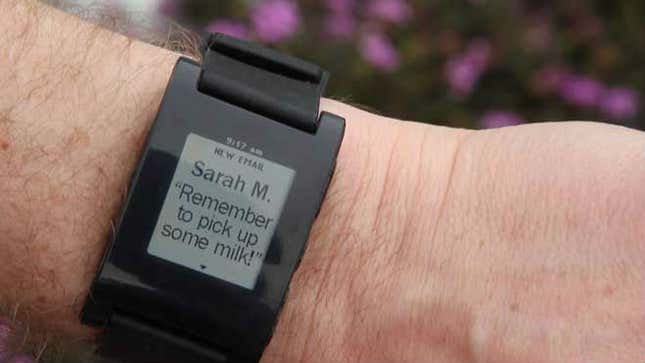 Pebble smart watch