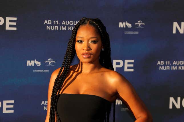 26 July 2022, Berlin: Actress Keke Palmer comes to the German premiere of the feature film “Nope” at Zoo-Palast.