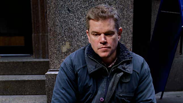Image for article titled Homeless Matt Damon Forced To Sell Kidney After Losing Everything In Crypto Pump And Dump Scheme