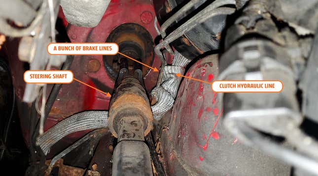 Image for article titled I'm Building A World-Traveling Overlanding Rig Out Of Two $350 Parts Cars And It's Already A Shit-Show