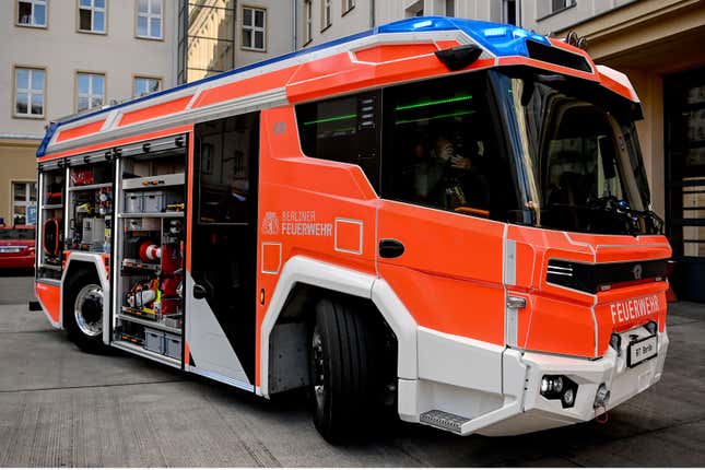 The US's First Electric Fire Truck Is On The Job In Los Angeles