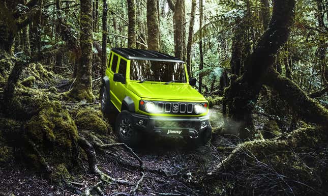 Image for article titled The Suzuki Jimny 5-Door Is the Smallest, Big SUV Around