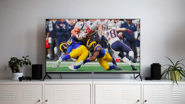 Image for article titled There&#39;s a Reason the Super Bowl Is Being Broadcast in Fake 4K