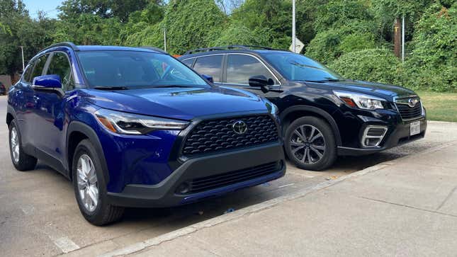 Image for article titled Toyota Wants You To Believe The 2022 Corolla Cross Is Not A Crossover