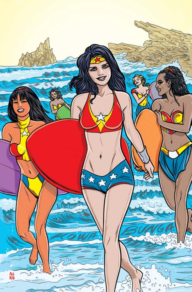 Dc Comics Wonderful Swimsuit Covers Are Sexy And Tasteful