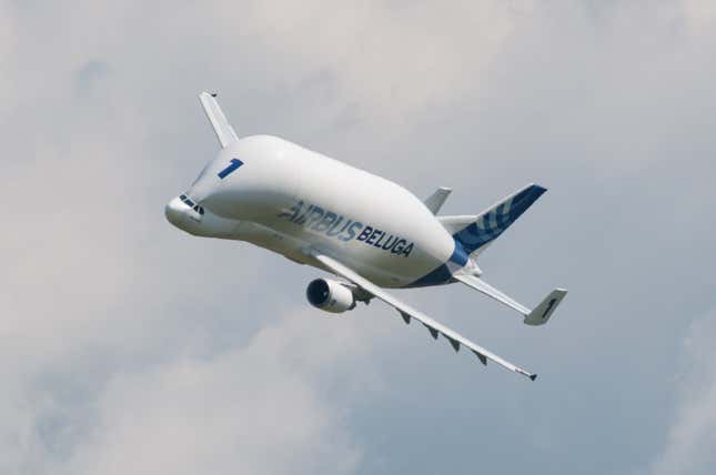 Image for article titled The Freaky Super Guppy Aircraft Is Helping Humans Get Back To The Moon