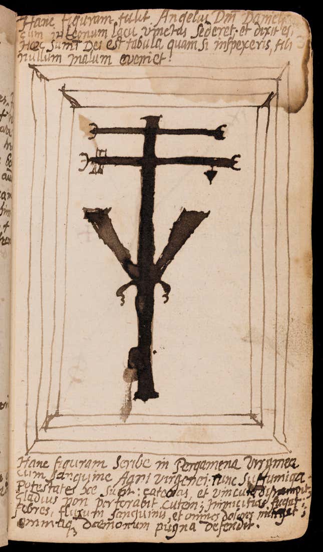 Image for article titled Can you read this spellbook for 17th-century witches? This library has a job for you