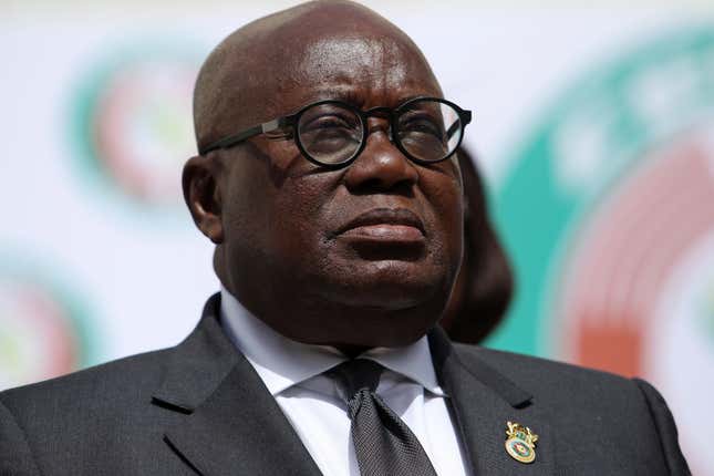 Ghana’s president Nana Akufo-Addo