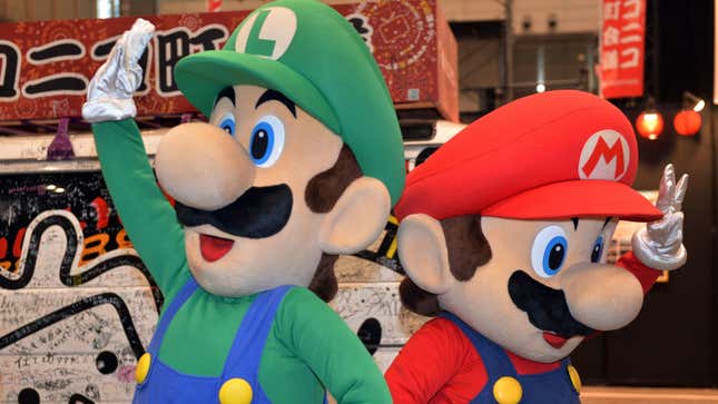 Luigi Mario and Mario Mario