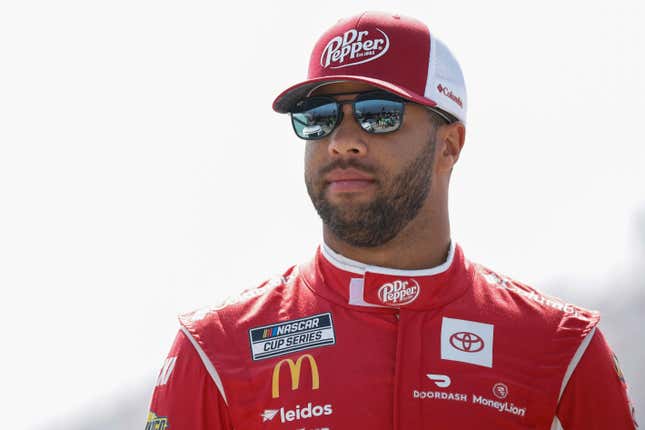 Image for article titled Bubba Wallace’s NASCAR Success Once Again Overshadowed by Racist Abuse