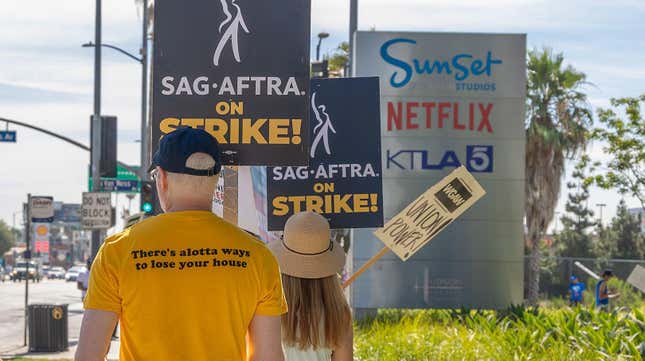 SAG-AFTRA-Mitglieder streiken