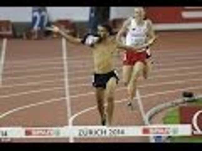 Steeplechaser Loses Gold Medal For Taking Off His Shirt During Race