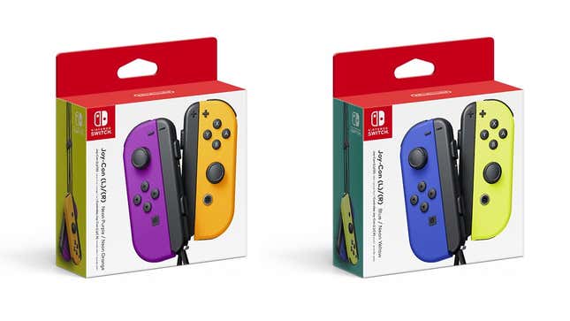 Image for article titled Nintendo Announces New Joy-Con Colors, Which Look Pretty Damn Nice