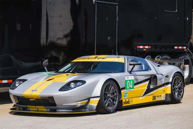 The Doran Ford GT-R GT2 seen here parked in a Bring a Trailer listing.