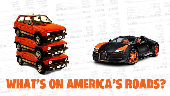Image for article titled This Report Of Total Vehicles In Operation In The U.S. Is Full Of Weird Details