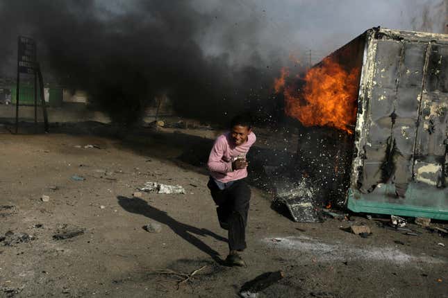 Foreigners have been attacked in South Africa, sparking fears of a repeat of xenophobic violence