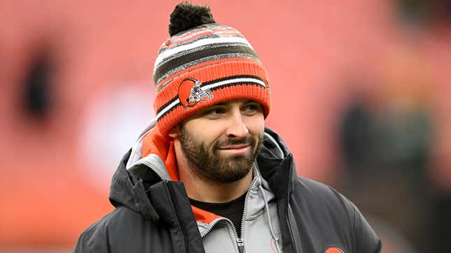 What are the odds the Browns go running back to Baker Mayfield?