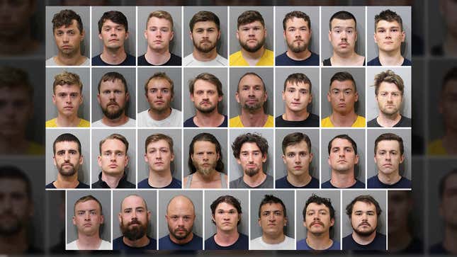Image for article titled Who Are the White Nationalists Mass Arrested in Idaho?